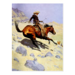 The Cowboy by Remington, Vintage American West Post Card