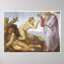 The Creation of Eve, 1510-11, Michelangelo Poster