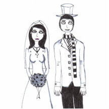 The Creepy Wedding Acrylic Cut Outs