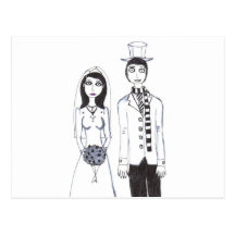 The Creepy Wedding Postcard