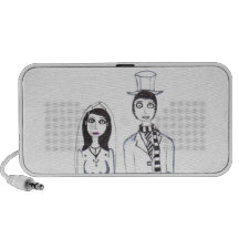 The creepy wedding speaker
