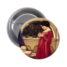 "The Crystal Ball" by John William Waterhouse Pin