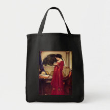 "The Crystal Ball" Pre-Raphaelite Tote Bag