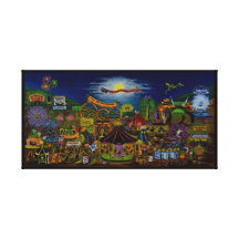 The Curled Shoe Carnival Gallery Wrap Canvas