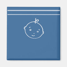 the cutest little baby face fridge magnets