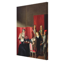 The Dauphin Taken from his Family, 3rd July 1793 Canvas Prints