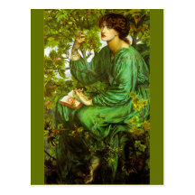 The Day Dream by Dante Gabriel Rossetti Postcards