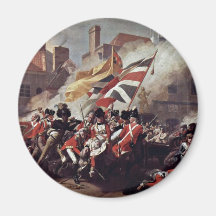 The Death Of Major Peirson By John Singleton Copl Refrigerator Magnet