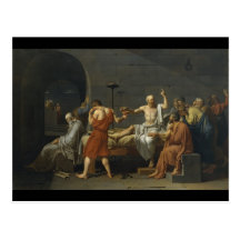 The Death of Socrates Post Card
