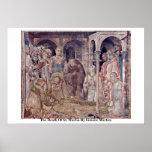 The Death Of St. Martin By Simone Martini Poster