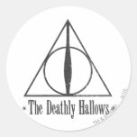 The Deathly Hallows Round Sticker