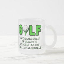 THE DEFINITION OF GOLF COFFEE MUG