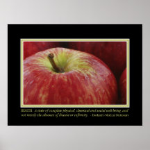 The Definition Of Health Poster