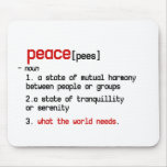 the definition of peace mousepad