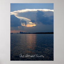 The Detroit River Poster