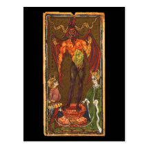 The Devil Tarot Card Post Cards
