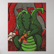 The Dragon and The Pizza Posters