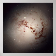 The Dusty Galaxy NGC 1316 Poster