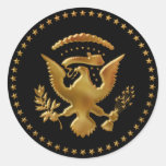 The Eagle has landed... Round Stickers