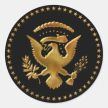 The Eagle has landed... Round Stickers