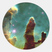 The Eagle Pillars of creation Round Sticker