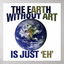 The Earth without Art Poster