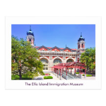 The Ellis Island Immigration Museum Post Card