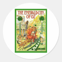 The Emerald City Of Oz Round Sticker
