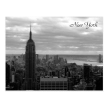 The Empire State (Black & White) Postcard