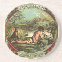 The Enchanter Watson & McGill - Cigarette Advertis Drink Coaster