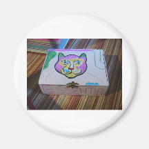 The Essential Cat Box Refrigerator Magnets