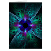 The Eye Abstract Art Note Card