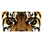 The Eyes of a Tiger Personalised Photo Card