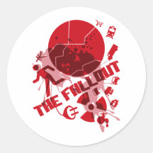 THE_FALLOUT ROUND STICKERS
