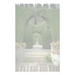 The famed gardens of the Alhambra, Granada, Spain Stationery Design