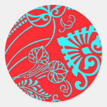 The Fans Round Stickers