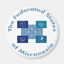 The Federated States of Micronesia Refrigerator Magnets