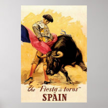 The Fiesta De Toros In Spain Print