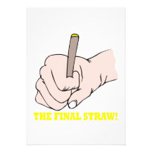 The Final Straw Personalised Invites