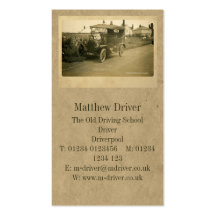 The First Driving Lesson Standard Business Cards