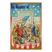 The First Fourth Of July Vintage Invitation