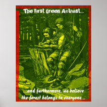 The First Green Activist... Posters