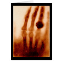 The First X-Ray, 1901, Photograph Card