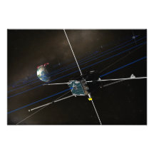 The five THEMIS spacecraft in orbit Photo