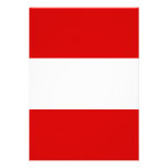 The Flag of Austria Custom Invitation