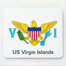 The Flag of the US Virgin Islands Mousemat