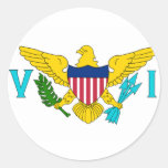 The Flag of the US Virgin Islands Stickers