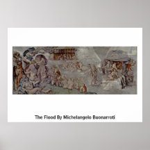 The Flood By Michelangelo Buonarroti Posters