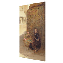 The Flower Girl, 1872 (oil on canvas) Gallery Wrapped Canvas