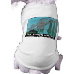 The Forth Bridge - North Eastern Railway Dog T-shirt